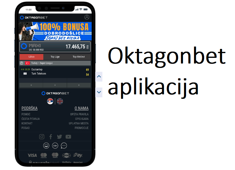 Oktagonbet Mobilna aplikacija